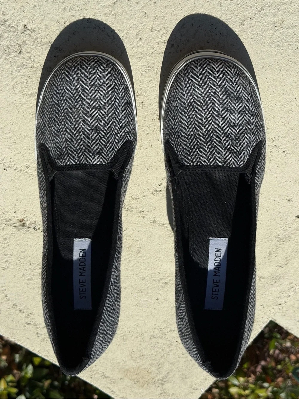Steve Madden herringbone wedges - Size 10